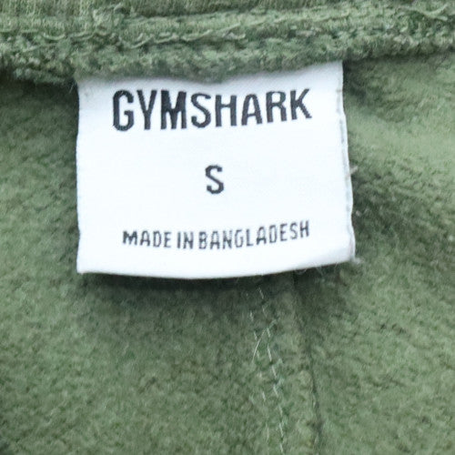 Gymshark Womens Green Jogger Sweatpants S Drawstring Waist Comfy Fit