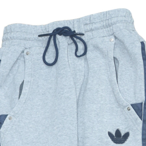 Adidas Women's Grey Jogger Sweatpants Small Elastic Waist