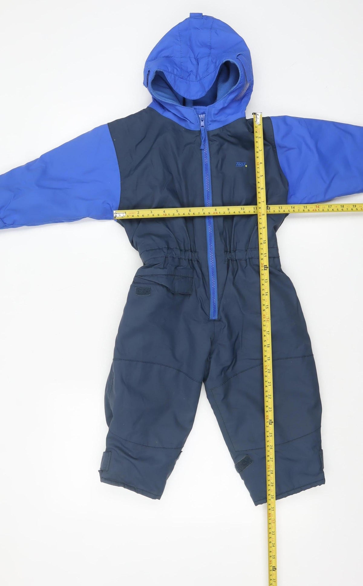 Togz by PlayTogs Boys Blue Waterproof Hooded Snowsuit 2 Years
