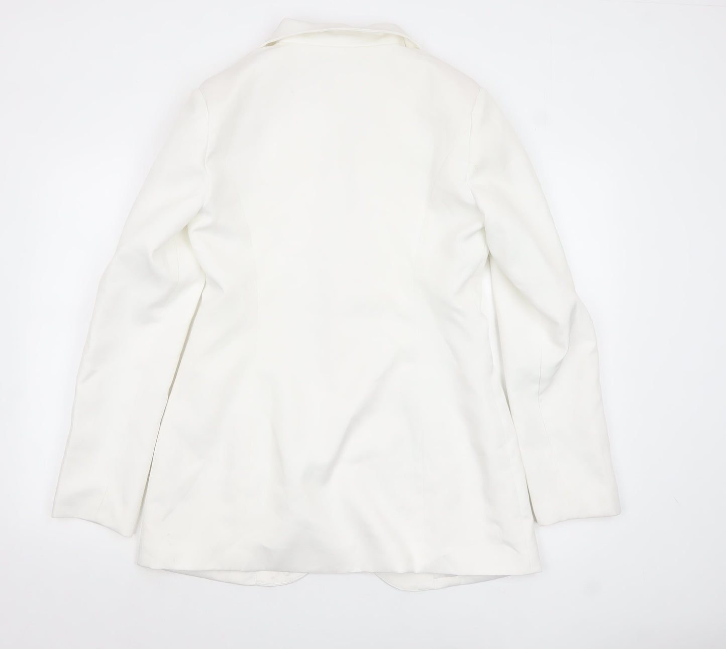Missguided Women’s Ivory Tall One-Button Blazer UK 12