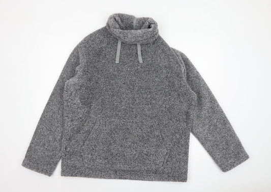 Marks and Spencer North Coast Men's Grey Fleece Pullover Sweatshirt L