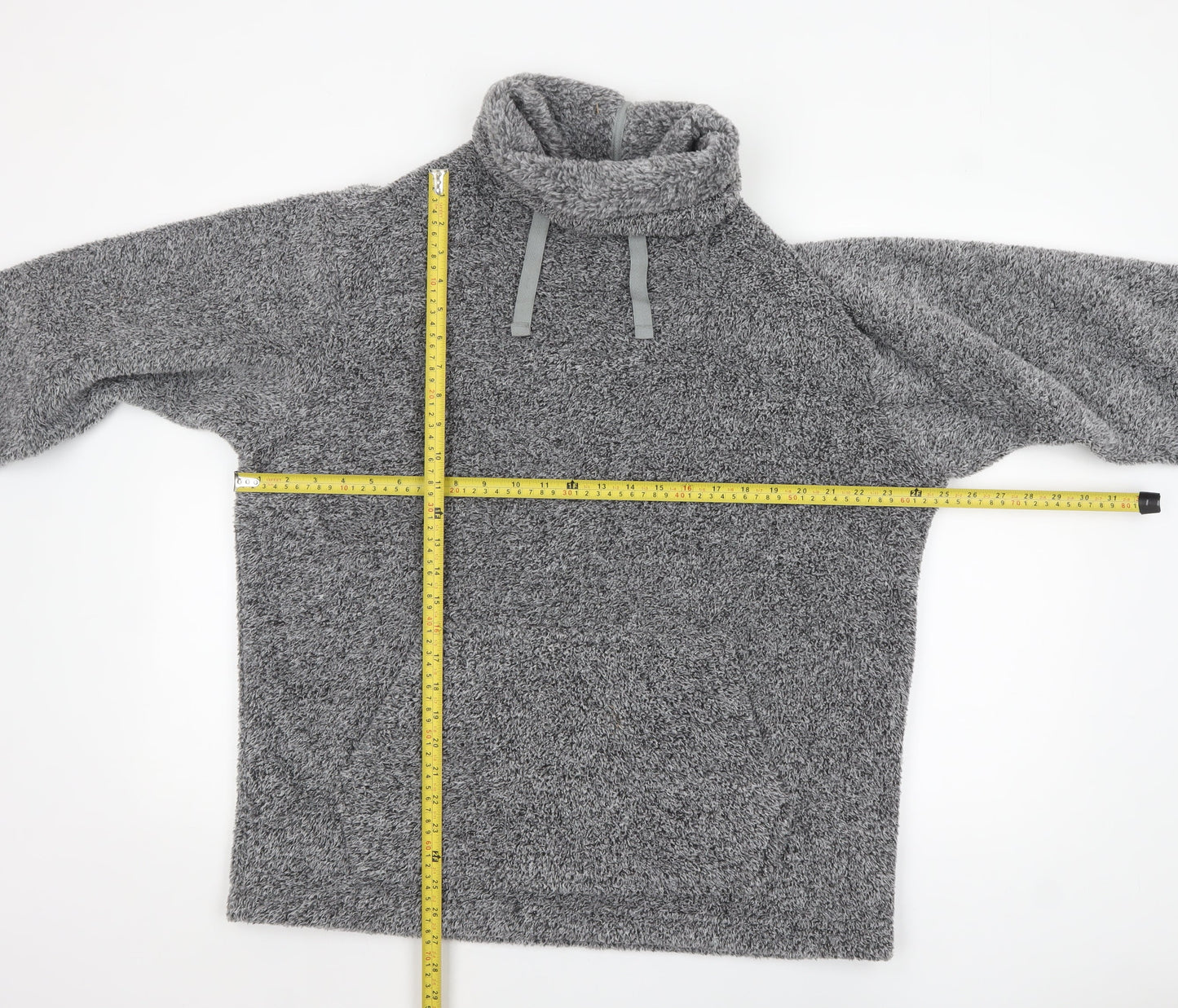 Marks and Spencer North Coast Men's Grey Fleece Pullover Sweatshirt L