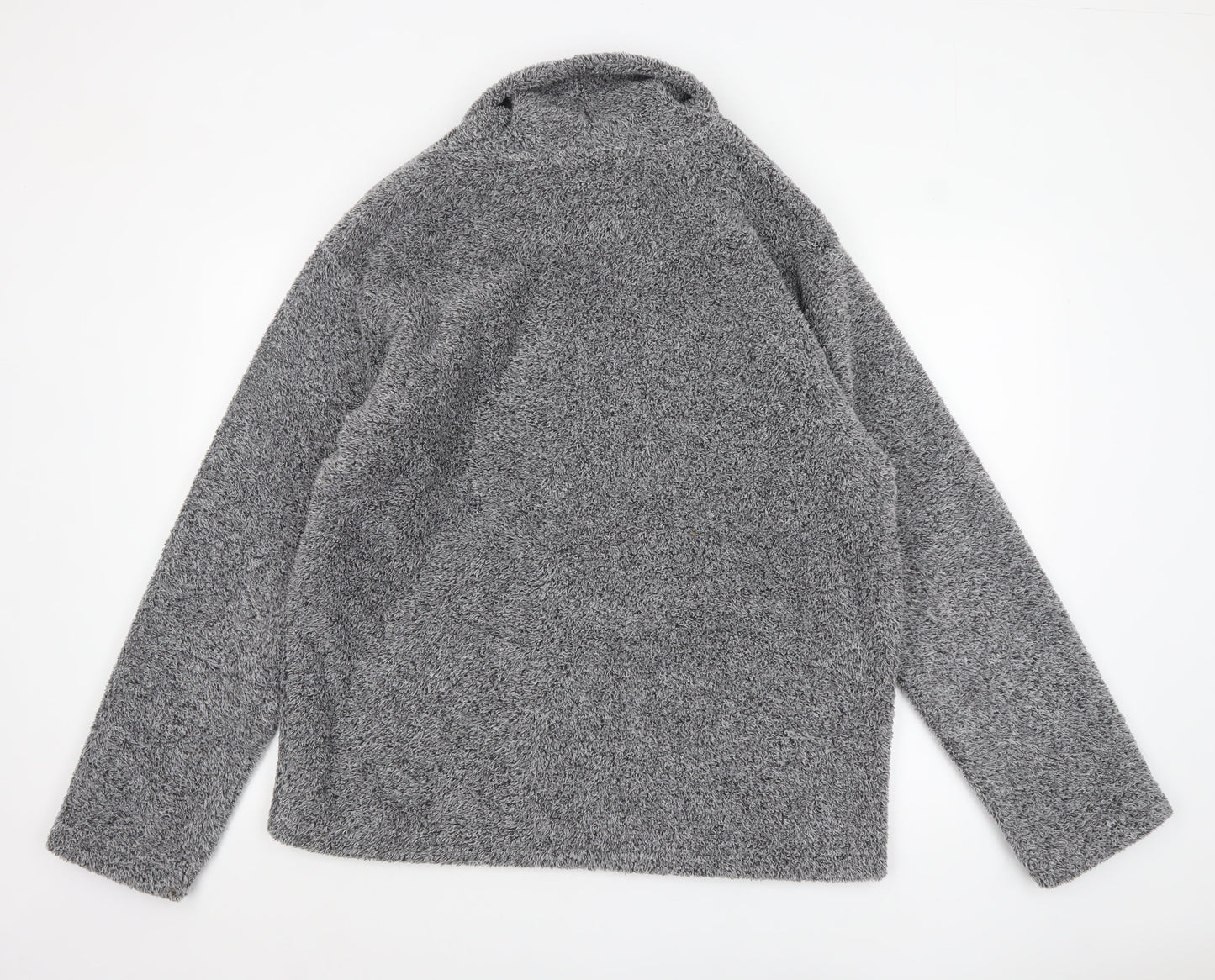 Marks and Spencer North Coast Men's Grey Fleece Pullover Sweatshirt L