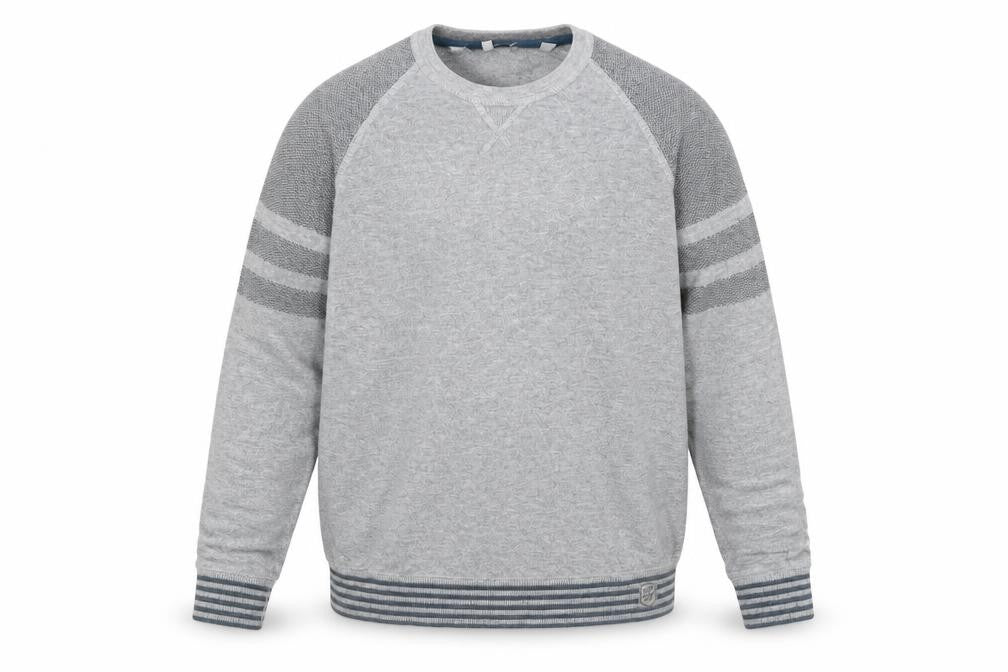 Ted Baker Men's Grey Cotton Wool Knit Pullover Jumper Size L
