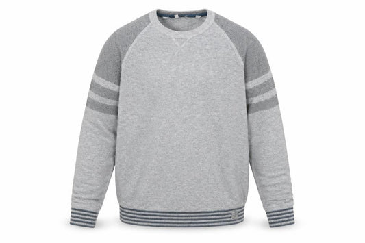 Ted Baker Men's Grey Cotton Wool Knit Pullover Jumper Size L