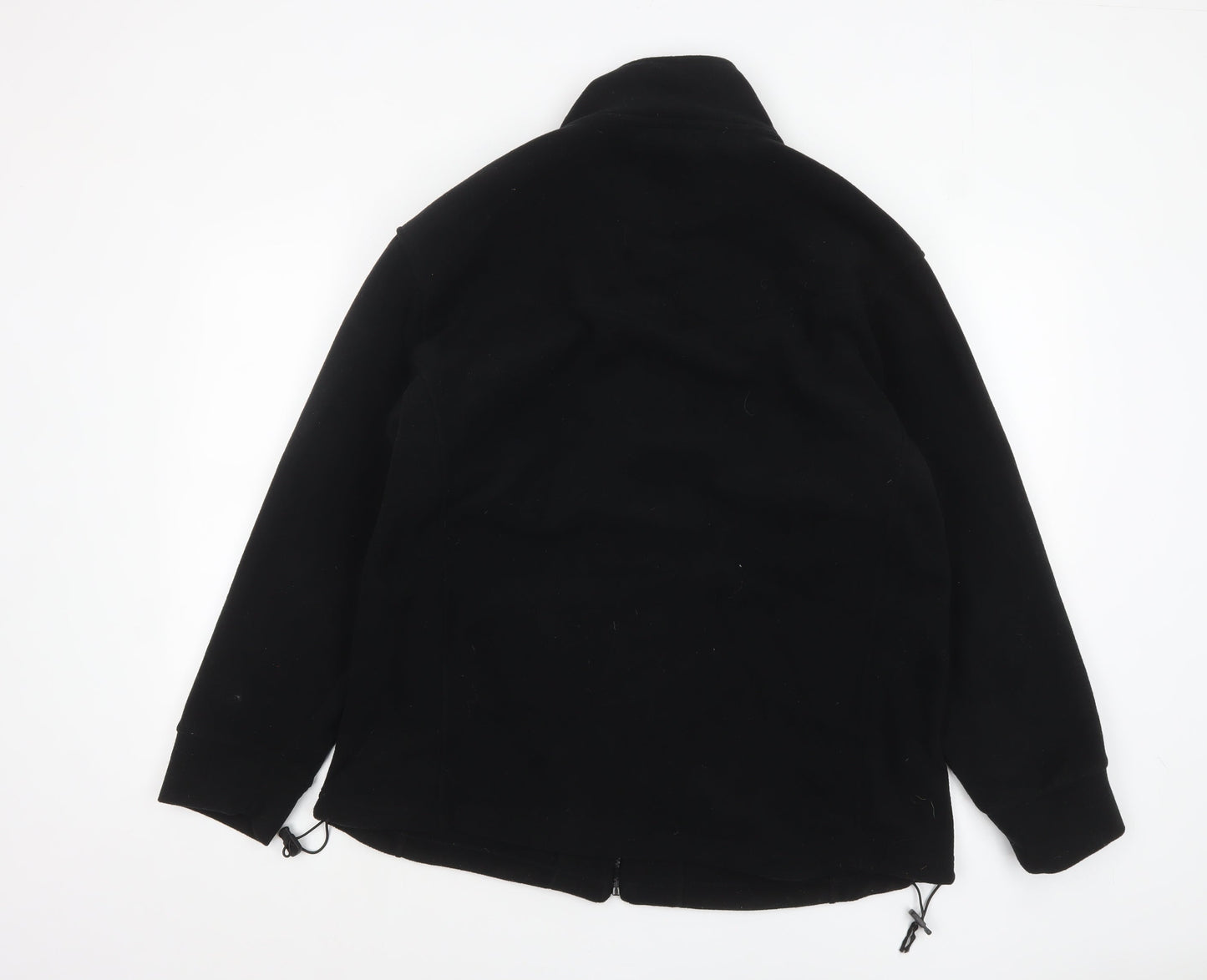Designed to Endure Men's Black Fleece Jacket L Full Zip England Logo