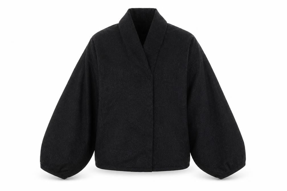 BHS Women’s Black Collared Knit Cardigan Size 12