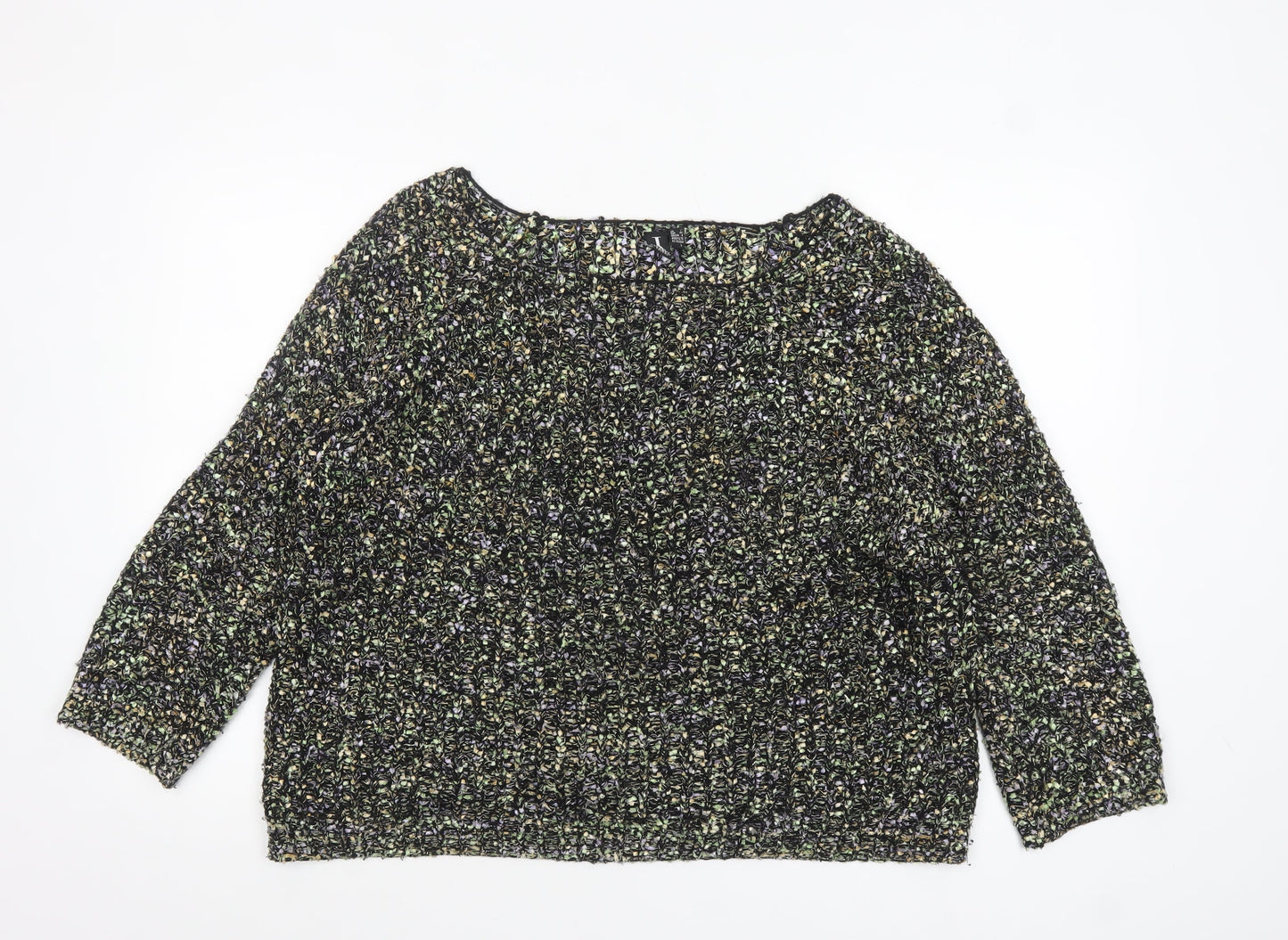 Izabel London Women’s Multicoloured Knit Pullover Jumper Size 12