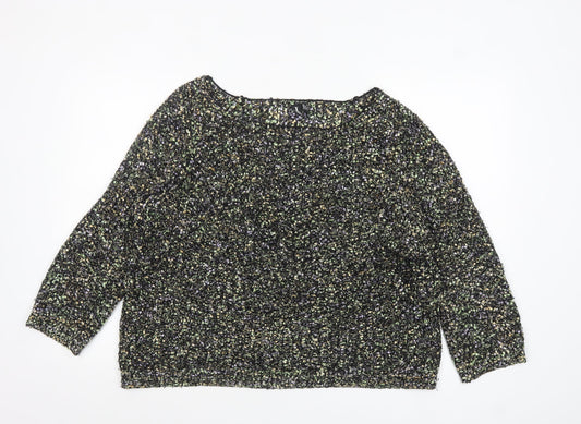 Izabel London Women’s Multicoloured Knit Pullover Jumper Size 12