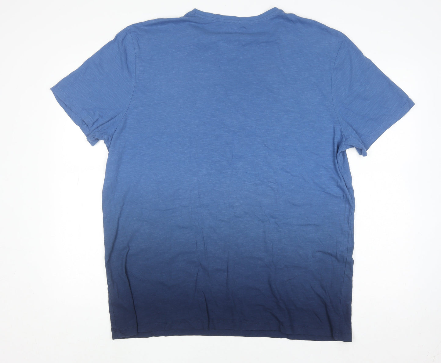 F&F Men’s Blue Aloha Graphic T-Shirt XL Cotton Summer Top