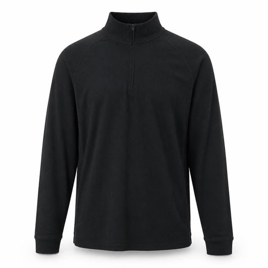 Trespass Men’s Black L Long Sleeve Half Zip Thermal Top