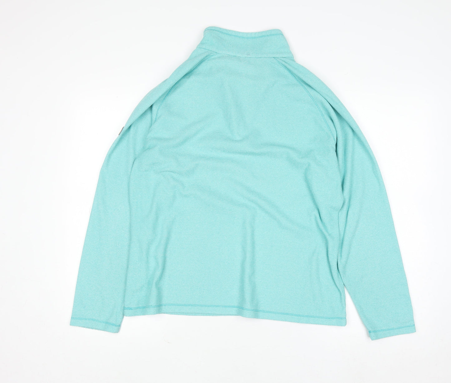 Regatta Great Outdoors Women’s Blue 1/2 Zip Sweatshirt UK 14 Polyester