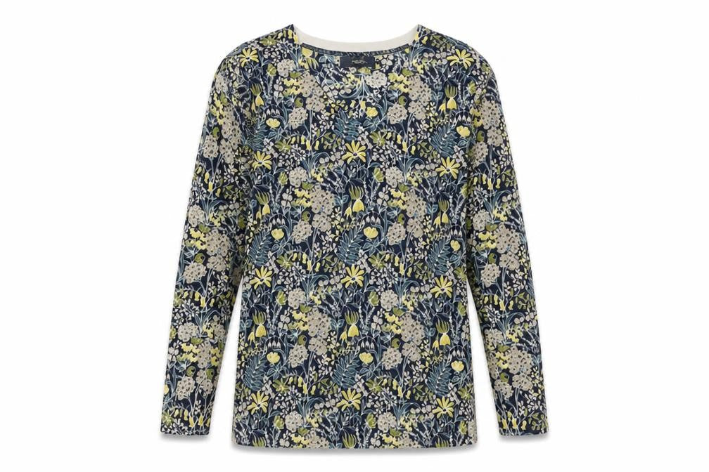 Next Women’s Multicoloured Floral Cotton Knit Jumper Size 8
