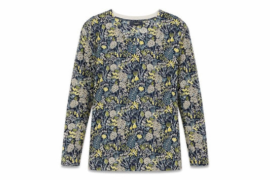 Next Women’s Multicoloured Floral Cotton Knit Jumper Size 8