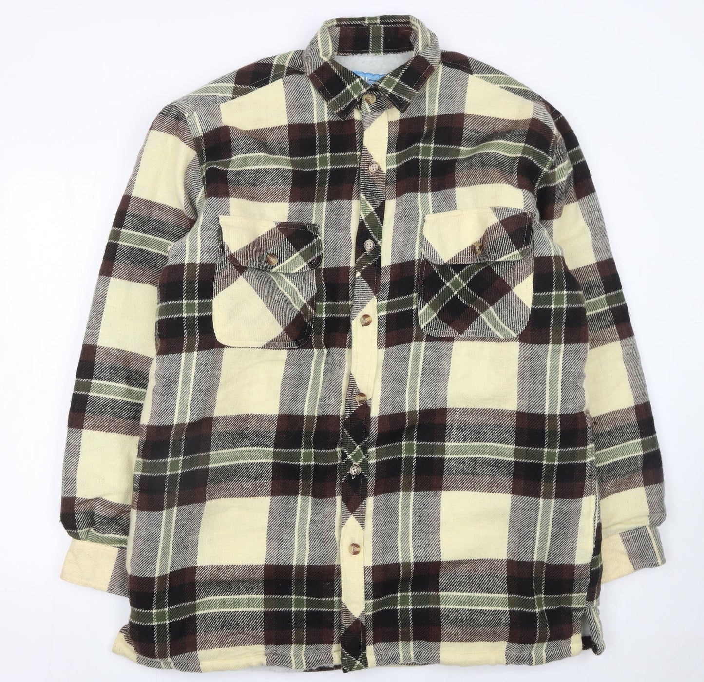 Fred Seigle Womens Multicoloured Check Padded Flannel Shirt Jacket L