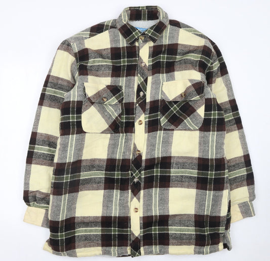 Fred Seigle Womens Multicoloured Check Padded Flannel Shirt Jacket L