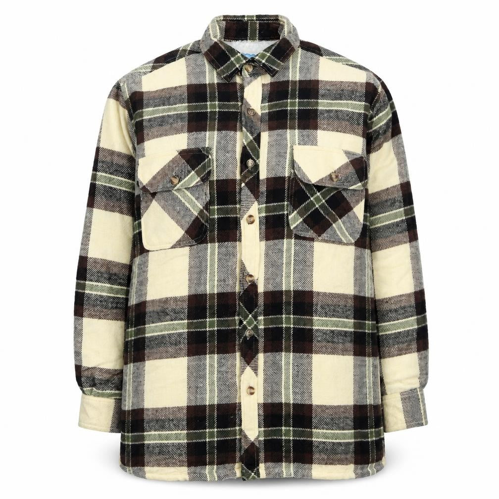 Fred Seigle Womens Multicoloured Check Padded Flannel Shirt Jacket L