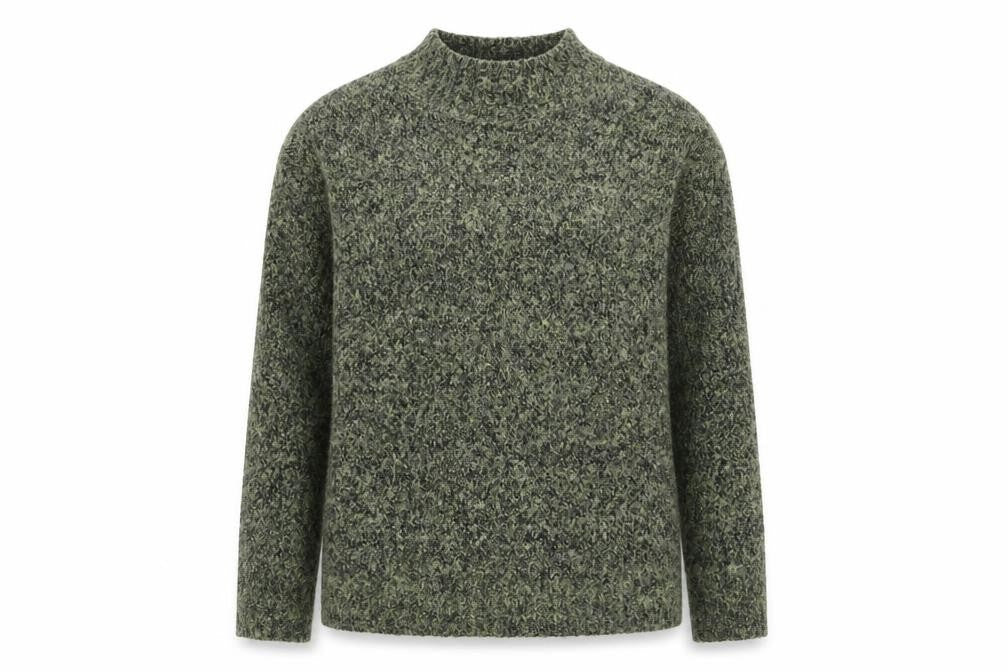 Matalan Women's Green Mock Neck Pullover Jumper Size M