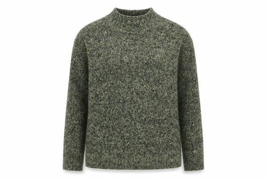 Matalan Women's Green Mock Neck Pullover Jumper Size M