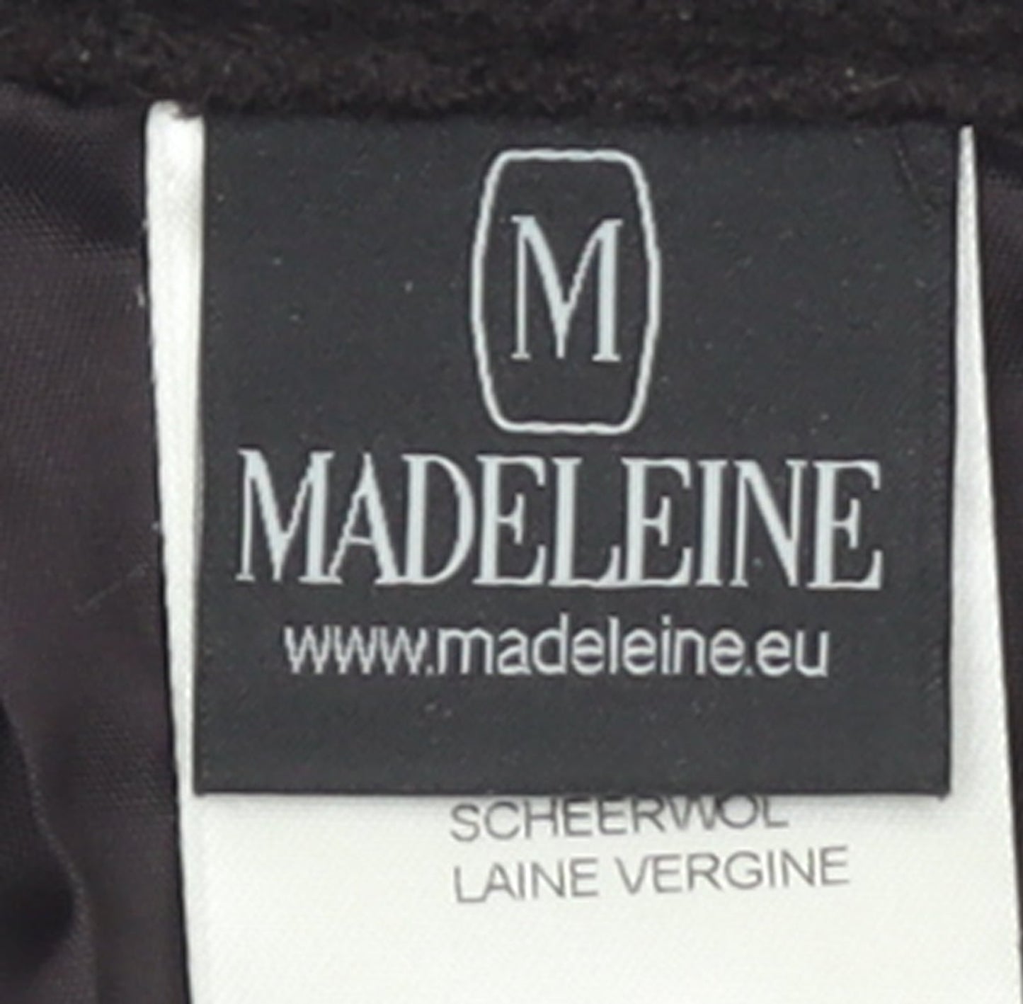 Madeleine Women Black Wool Flare Midi Skirt Size 18