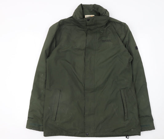 Regatta Men's Green Waterproof L Parka Jacket Outdoor Hiking
