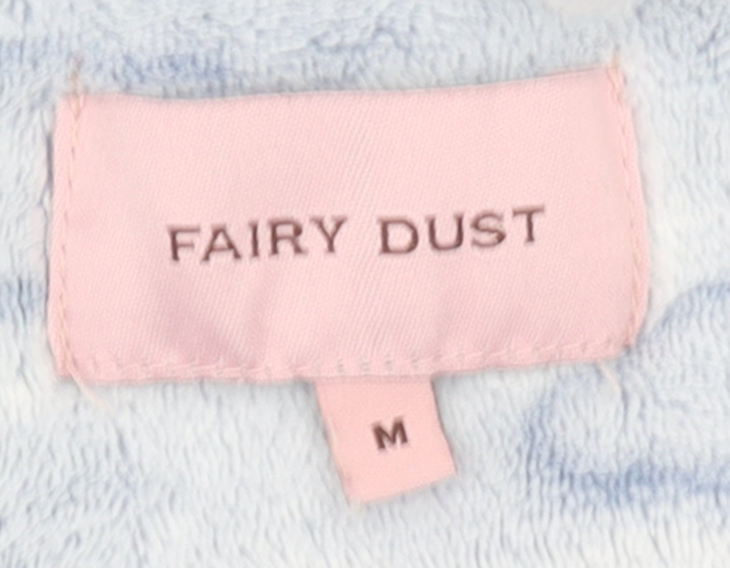 Fairy Dust Women's Blue Cloud Hooded Fleece Robe M