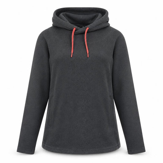 Ayacucho Women’s Dark Grey Fleece Pullover Hoodie XS