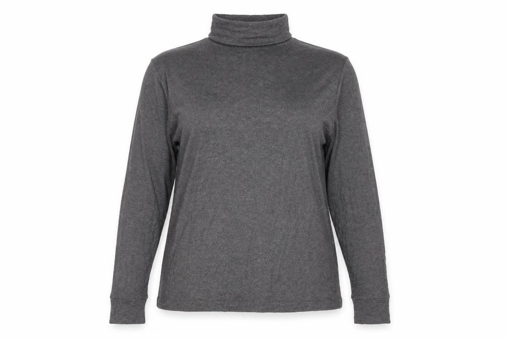 Marks & Spencer Women’s Grey Roll Neck Long Sleeve Jersey Top Size 16