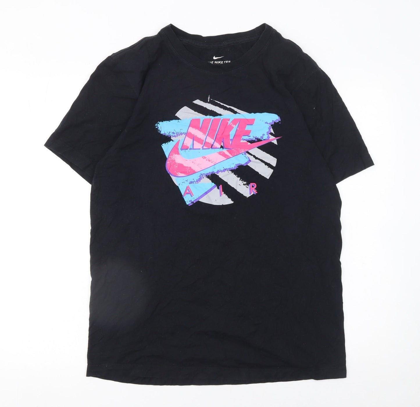 Nike Men's Black Air Graphic Short Sleeve Cotton T-Shirt Size S