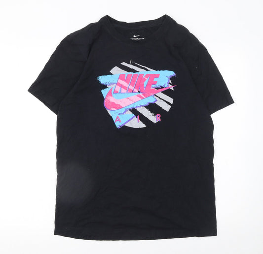 Nike Men's Black Air Graphic Short Sleeve Cotton T-Shirt Size S