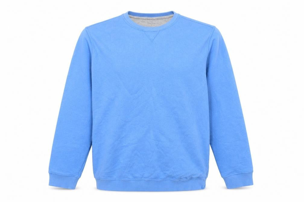 James Pringle Men's Blue Crew Neck Pullover Sweatshirt Medium