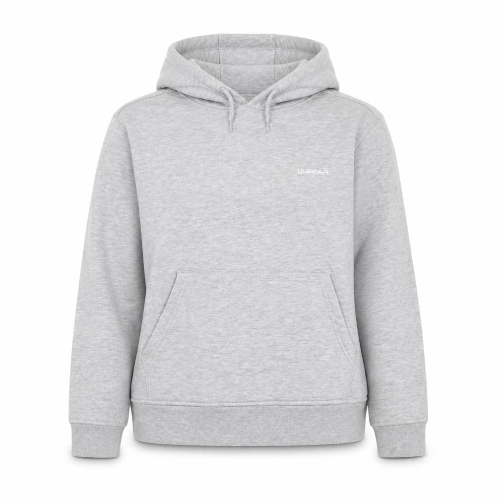 LA Gear Women Grey Hoodie UK 12 Pullover Hooded Sweatshirt