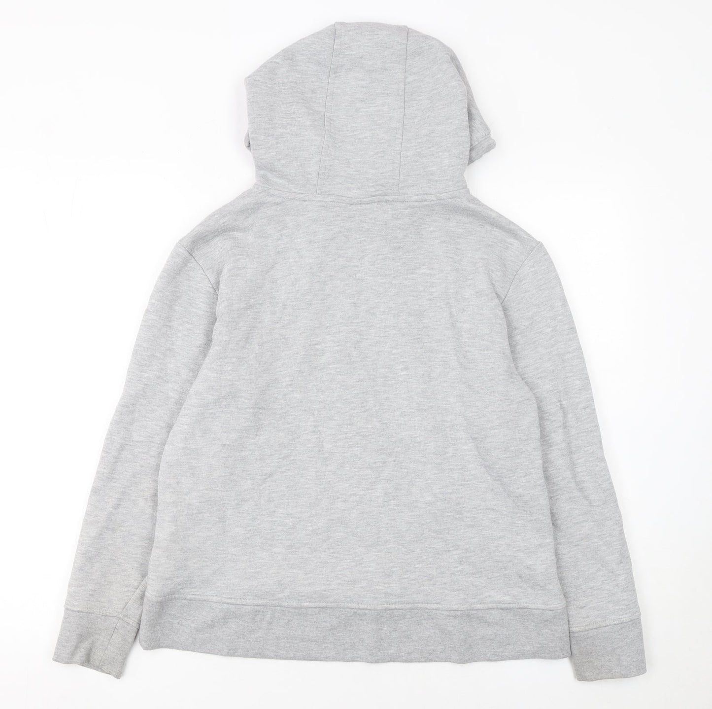 LA Gear Women Grey Hoodie UK 12 Pullover Hooded Sweatshirt