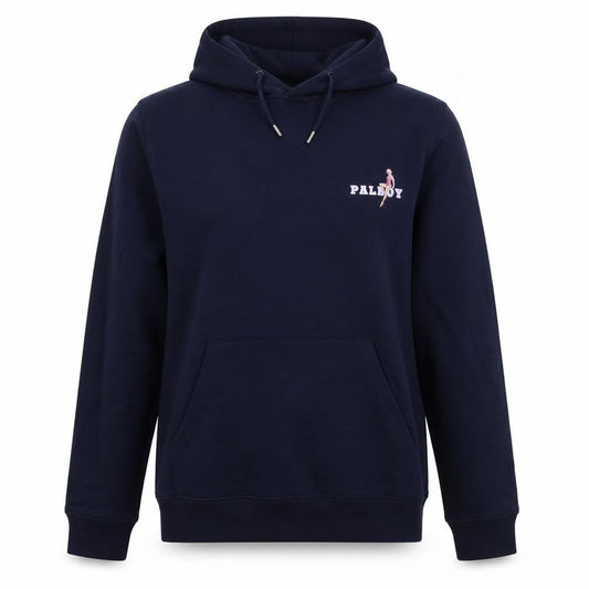 Stanley/Stella Womens Navy Pullover Hoodie Size 12 Retro Graphic Print
