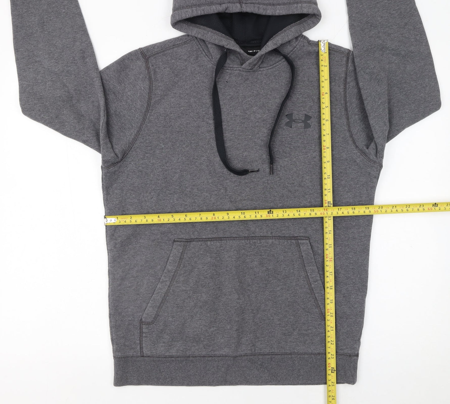 Under Armour Men’s Grey Pullover Hoodie S Athletic Fleece