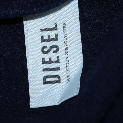 Diesel Mens Multicoloured 1/4 Zip Cotton Sweatshirt Size S