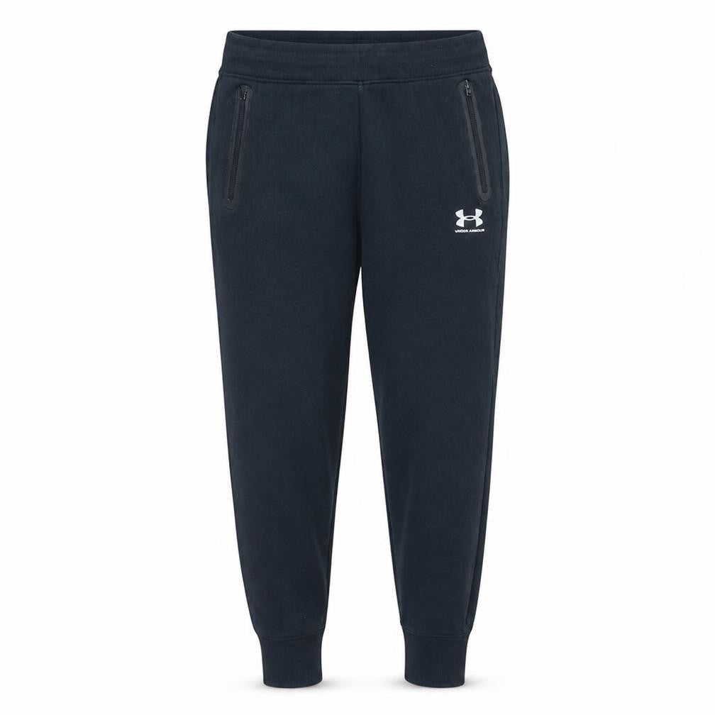 Under Armour Men’s Black Fleece Joggers M Relaxed Fit Tapered