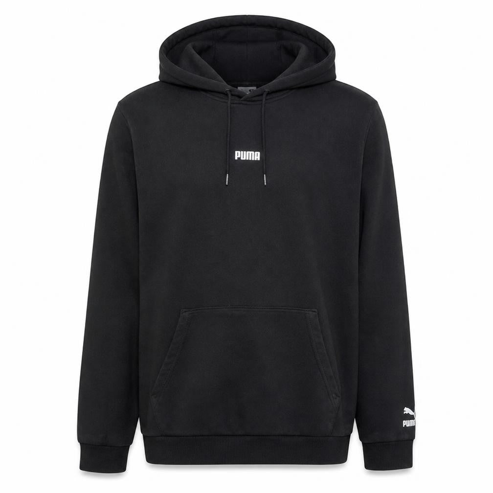 Puma Men's Black XL Pullover Hoodie Fleece Sportswear