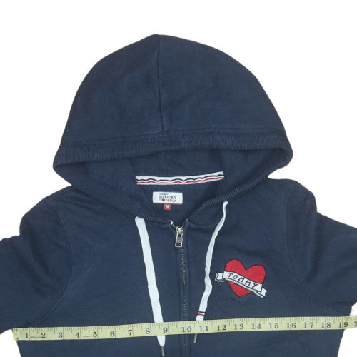Tommy Hilfiger Denim Women's Navy Full Zip Hoodie Size M