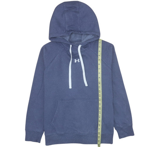 Under Armour Womens Blue Pullover Hoodie Size M Loose Fit Casual Sportswear