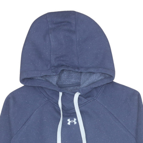 Under Armour Womens Blue Pullover Hoodie Size M Loose Fit Casual Sportswear