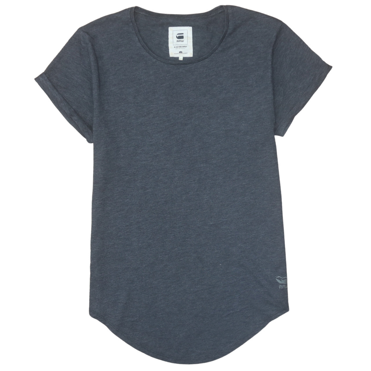G-Star RAW Men’s Grey Cotton Crew Neck Short Sleeve T-Shirt S Regular