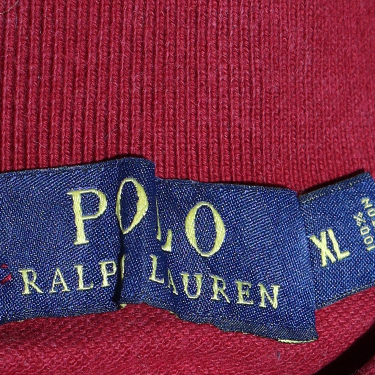 Ralph Lauren Men's Red XL Cotton Polo Shirt Classic Fit