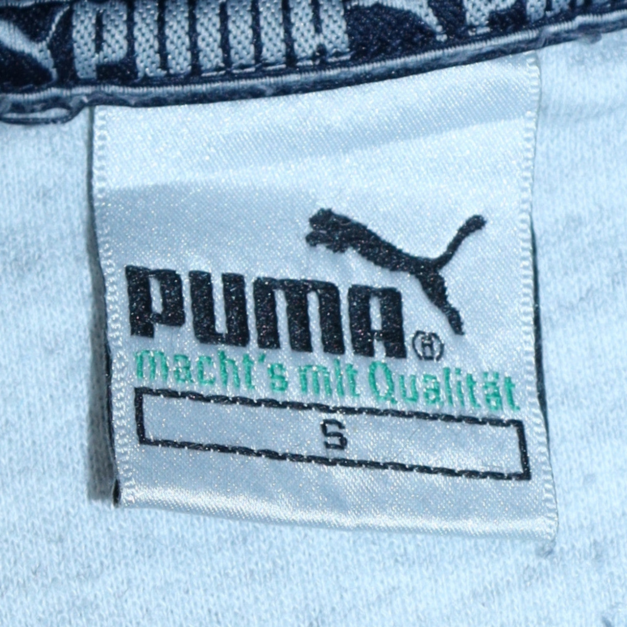 Puma Men's Blue Regular Fit Crew Neck Sweatshirt Size S