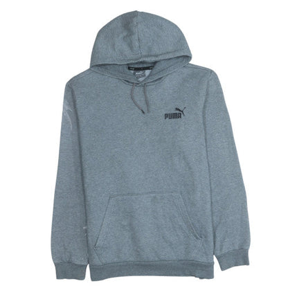 Additional front view of Puma Men’s Grey Pullover Hoodie M Regular Fit Sportswear