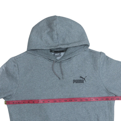 Puma Men’s Grey Pullover Hoodie M Regular Fit Sportswear