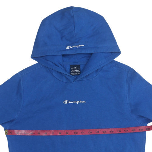 Champion Boys Blue Pullover Hoodie 15-16 Years Classic Fleece Sweatshirt
