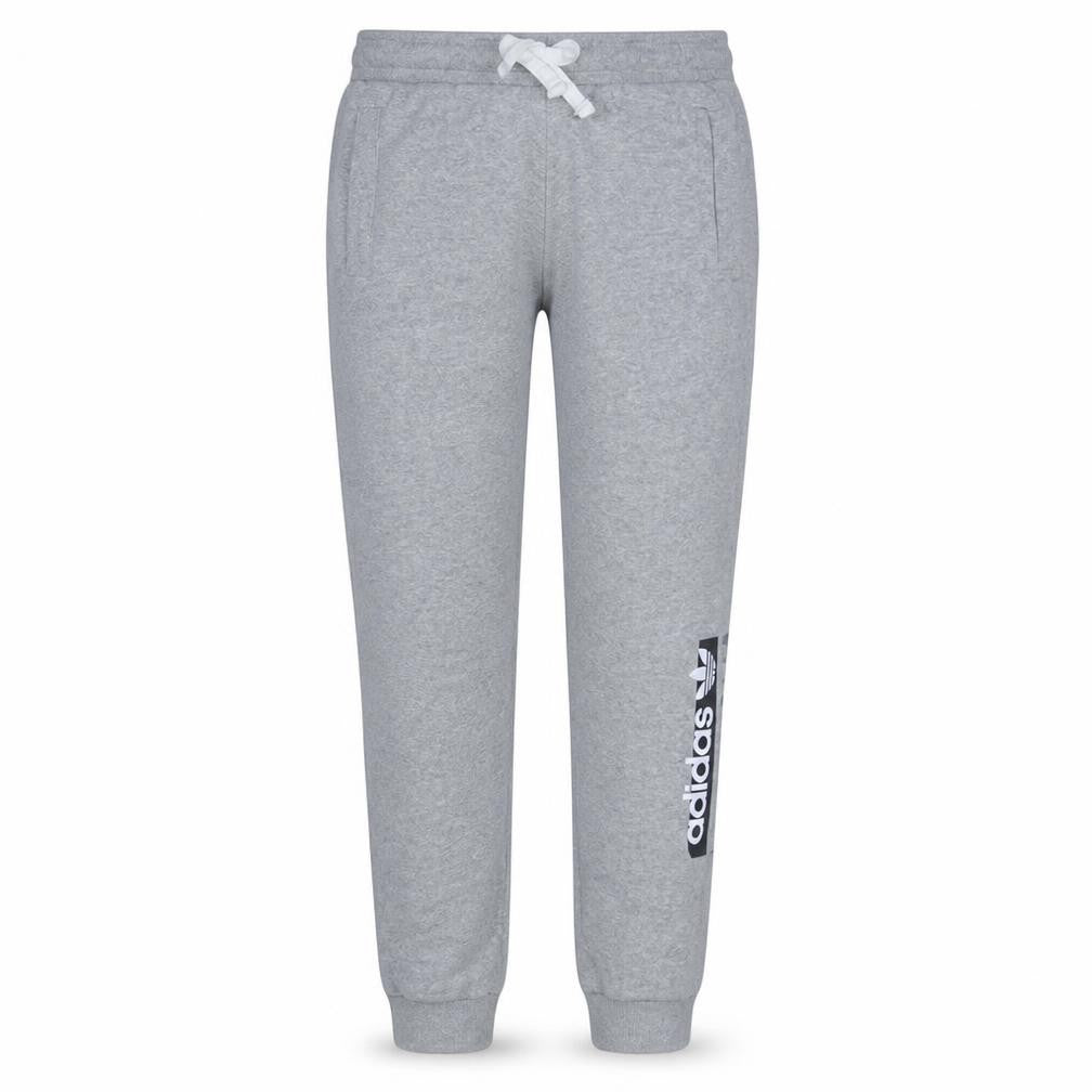 Adidas Womens Grey Jogger Sweatpants Size 12 Drawstring Regular Fit