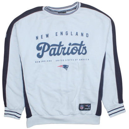 Primark Men’s White XL Pullover Sweatshirt New England Patriots Logo