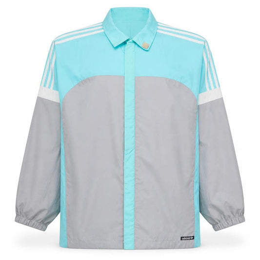 adidas Men's Blue Vintage Windbreaker Jacket Size M Retro Sportswear